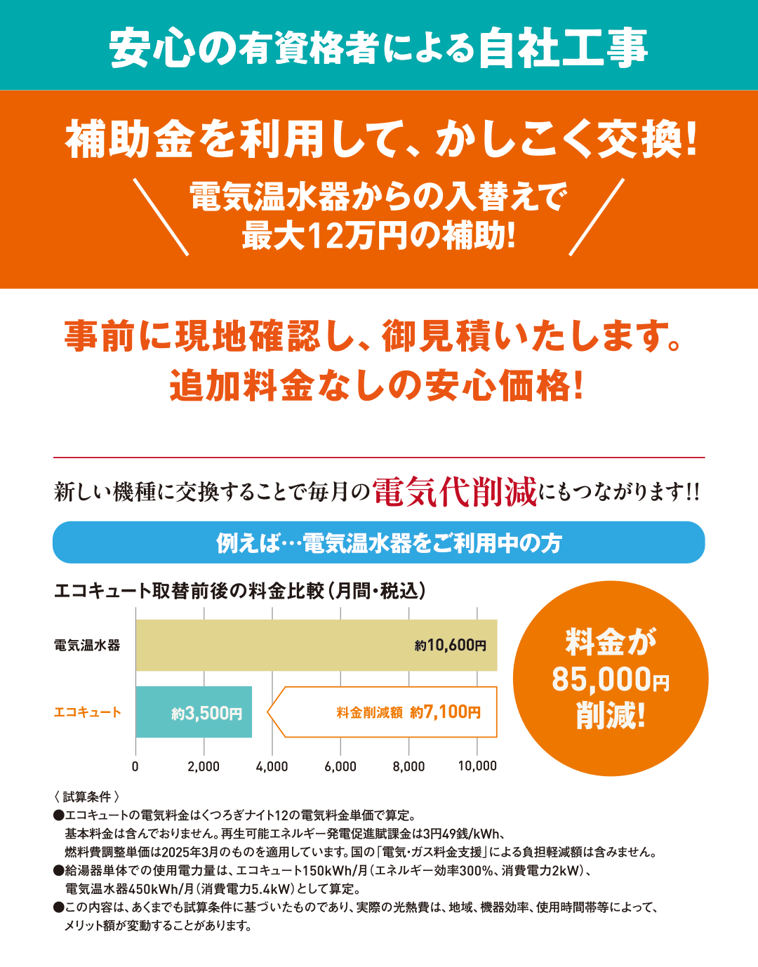 補助金を利用して、かしこく交換！
